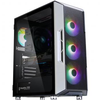 Zalman I3 Neo ATX Mid Tower PC Case - Caja Semitorre Midi Tower Negra con malla frontal para refrigeración eficiente y ventilador preinstalado