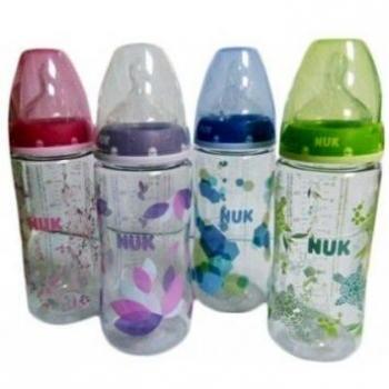 Nuk First Choice Silicone Baby Bottle 300ml with T-1M Teat