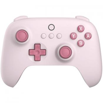 Controlador Mando 8BitDo Ultimate C Azultooth Rosa para Nintendo Switch con Bluetooth, control de movimiento de 6 ejes y vibración