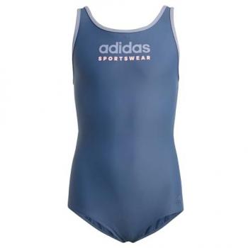 Traje de Baño Adidas U-Back para Niñas Sportswear Azul 128