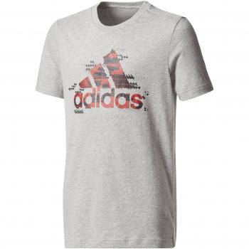 adidas Bos Camiseta, Niños, Gris-