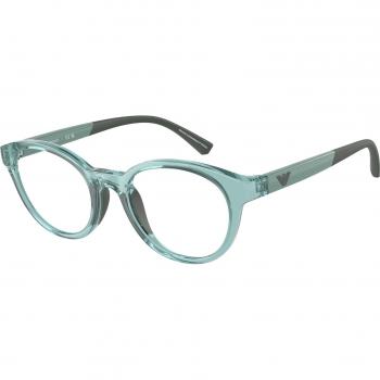 Emporio Armani EK3205 5741 Kids Injected Blue Transparent Pantos Glasses