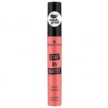 essence Stay 8h Matte Liquid Lipstick, No. 03 Down To Earth, Alcohol-free, Parabens, Nanoparticles Free
