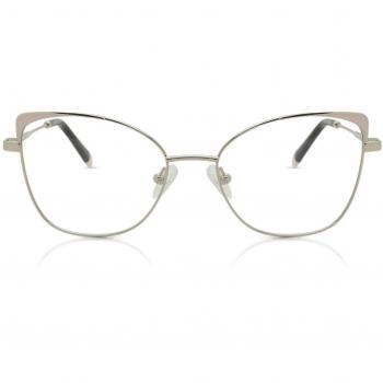 Gafas Cat Eye Metálico Dorados Armazones Completo para Mujer - SmartBuy Collection