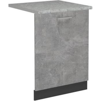 Tapa de Lavavajillas R-Line, Hormigón/Antracita, 60 cm