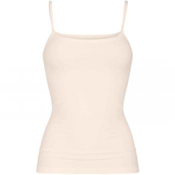 Mey Superfine Organic Women's Spaghetti Strap Tank Top Beige Size 46