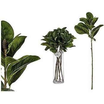 Ibergarden Planta Decorativa Hojas Plástico, 80 cm