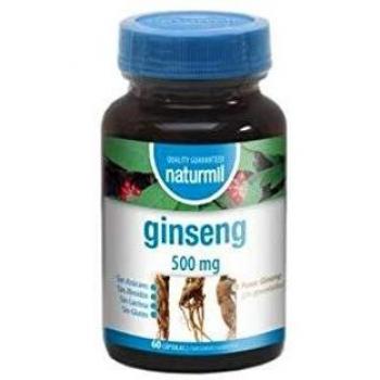 Ginseng Potente 500mg, Pack de 60 Cápsulas - Naturmil