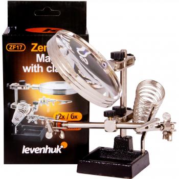 Lupa Levenhuk Zeno Refit ZF17 con lente de aumento y diseño ergonómico