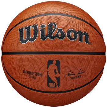 Balón de Baloncesto Wilson NBA Authentic Series Outdoor - Talla Elegible, Unisex, Color Naranja