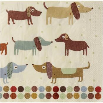 Hot Dog Paper Napkins (Pack of 20)
