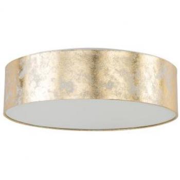 Lámpara de Techo y Pared Rena Dorada de Polialgodón Ø 45 cm Boho Moderno