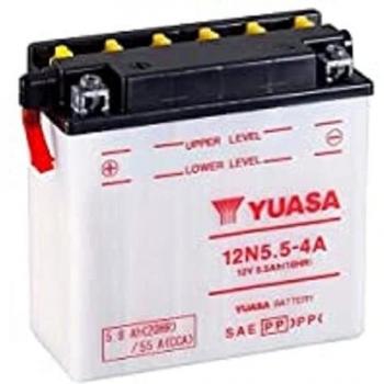 YUASA BATERIA 12N5.5-4A abierto - sin ácido