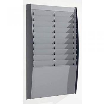 Panel Clasificador 2 x 10 Compartimentos, Aluminio Plata, Dimensiones 865 x 544 x 106 mm