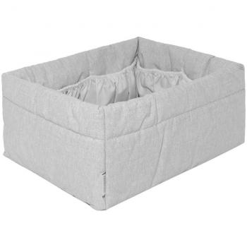 Cambrass Denim - Canastilla acolchada, color gris