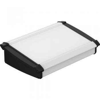 Bopla Caja de consola Alu-Topline de aluminio color negro con frontal inclinado 250 x 181.2 x 68.2 mm