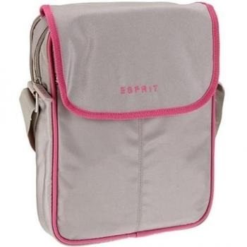 Esprit Bolso Bandolera, Superlight, Gris Taupe-Berry, 12731