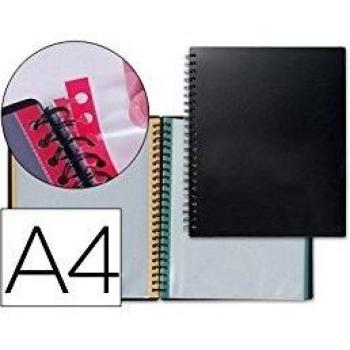 Liderpapel WA01 - Carpeta con 20 fundas intercambiables