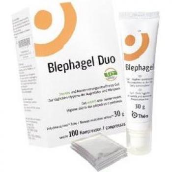 Blephagel Duo Eyelid and Eyelash Hygiene Gel 30g + 100 Pads