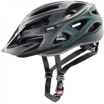 uvex Onyx CC Casco de Bicicleta, Adultos Unisex, Black Teal Mat, 52-57 cm