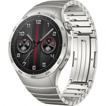 Huawei Watch GT 4 Elite 46mm Stainless Steel Smartwatch with AMOLED Display, GPS, WiFi, and iOS & Android Compatibility