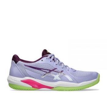 Asics Solution Swift FF 2 Zapatilla De Pádel Mujeres Morado - 37.5, características: diseño específico para pádel, tecnología FlyteFoam para amortiguación ligera, suela de goma con tracción mejorada