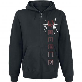 Enslaved E Sudadera capucha con cremallera Negro M