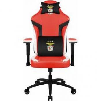 Silla Gaming ThunderX3 EAZE - Edición Benfica, ergonómica, con reposabrazos ajustables, soporte lumbar, material de alta calidad, diseño inspirado en el equipo de fútbol Benfica