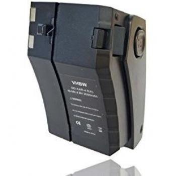 Batería Vhbw compatible con Kärcher KC55, 2000 mAh, 4.8V, NiMH - Aspiradora Negra