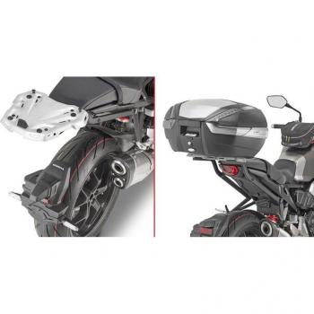GIVI Monorack para maletas superior compatible con M5, M8A, M8B, M7, M5M y M6M para Honda CBR 1000 del año 2018 - modelo 1165