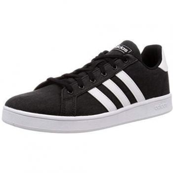 Adidas Unisex niños Zapatillas Grand Court K Core Black Ftwr White Gray 33 EU