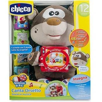 Chicco 00005208000000 Canta Orsetto - Multi juguete interactivos [Italiano/Inglés]