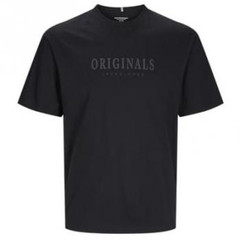 Camiseta Hombre Jack & Jones Frederiksberg Manga Corta Cuello Redondo Color Negro