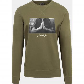 Olive Pray Crewneck Sweatshirt for Men