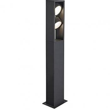 Baliza LED Jardín SLV Skina Frame 75 FL 1004751 Spot 2 Antracita Mate, bolardo luminoso LED, antracita, aluminio, IP65, CCT
