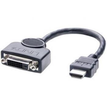 LINDY 41227 Cavo Adattatore HDMI a Maschio/DVI-D Femmina