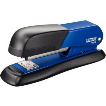 Grapadora de Sobremesa Rapid FM12 Metálica Azul con capacidad para grapas 24/6 y 26/6