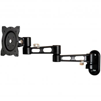 Soporte de Pared para Monitor LCD, 5 Articulaciones, Hasta 10 kg, Color Negro