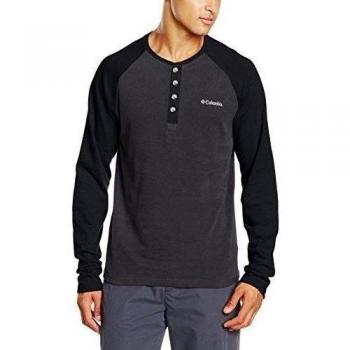 Columbia Ward River Henley - Camiseta hombre Shark/Black Fr: M