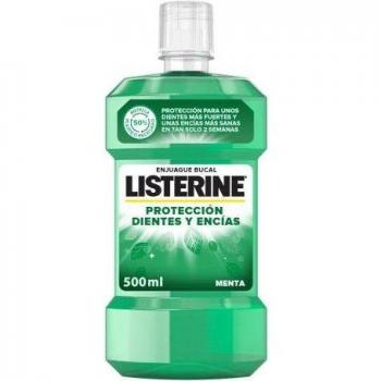 Listerine Enjuague Bucal Protección Dientes y Encías Menta 500ml