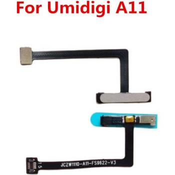 Módulo de huella digital original para teléfono móvil Umidigi A11, Cable flexible del sensor de botón de inicio, 128GB/64GB