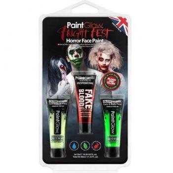 PaintGlow Fright Fest Artificial Blood Halloween Kit