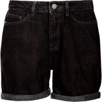 Pantalones cortos de Noisy May con estampado Smiley para mujer en color negro - Tallas XS y S