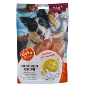 Duvo Plus Snack Meat Chips de Pollo para Perros 80g