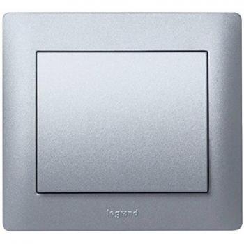 Legrand galea life - Tecla aluminio para interruptor conmutador cruzamiento y pulsador galea