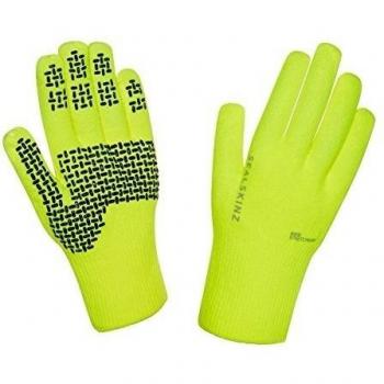 SealSkinz Outdoorhandschuhe Hi Vis Ultra Grip - Guantes para hombre, color amarillo, talla S