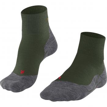 Falke TK5 Short Hiking Socks for Men - Green - Size 44-45