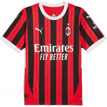 AC Milan PUMA Home Shirt 2024-25, Puma AC Milan Home Mens Short Sleeve Jersey 2024/2025, Size: XXL, Colour: Red/Black