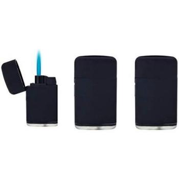 Mechero Polyflame Capsule Negro Recargable - Diseño Moderno y Fácil de Usar, Soplete Negro, Encendedor Capsule Black Recargable Euro/U