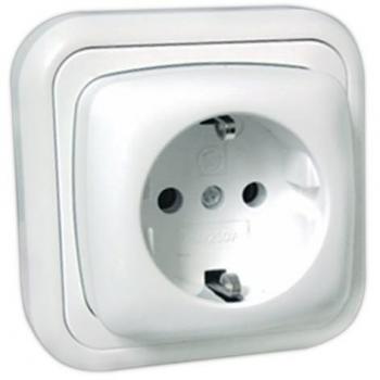 Base Schuko con toma de tierra 16A/250V~ 36.480/B/M